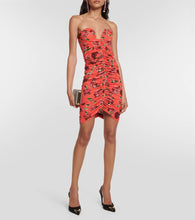 Magda Butrym Floral ruched minidress