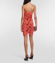 Magda Butrym Floral ruched minidress