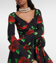 Magda Butrym Floral ruched minidress