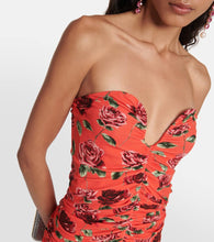 Magda Butrym Floral ruched minidress