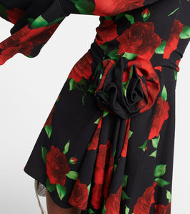 Magda Butrym Floral ruched minidress