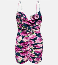 Magda Butrym Floral ruched minidress