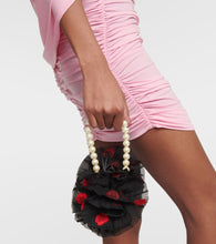 Magda Butrym Floral satin bucket bag