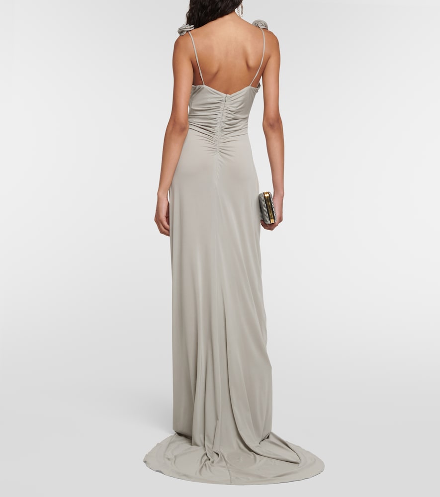 Magda Butrym Gathered jersey maxi dress