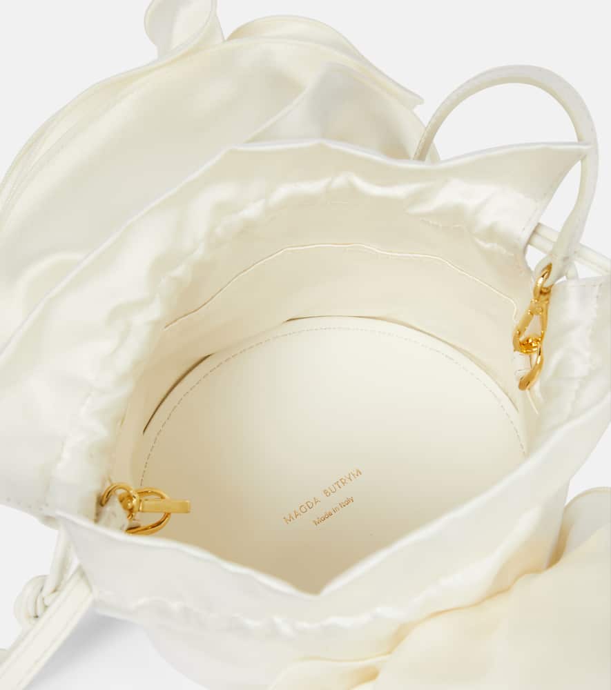Magda Butrym Gathered satin shoulder bag