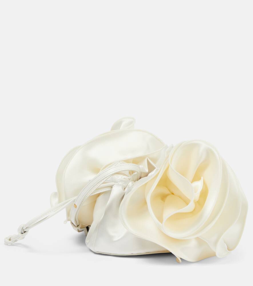 Magda Butrym Gathered satin shoulder bag