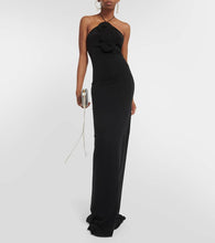 Magda Butrym Halterneck jersey gown
