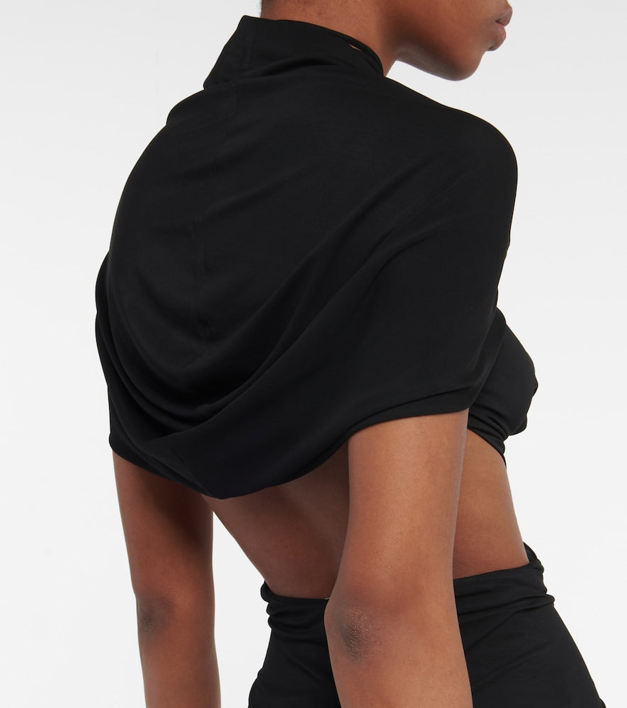 Magda Butrym Hooded cutout midi dress