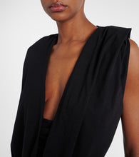 Magda Butrym Hooded silk-blend jersey maxi dress