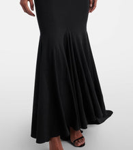 Magda Butrym Hooded silk-blend jersey maxi dress
