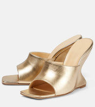 Magda Butrym Inverted Wedge leather mules
