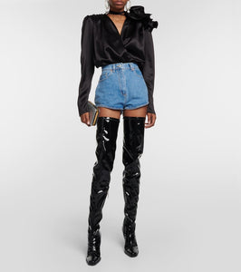 Magda Butrym Latex over-the-knee boots