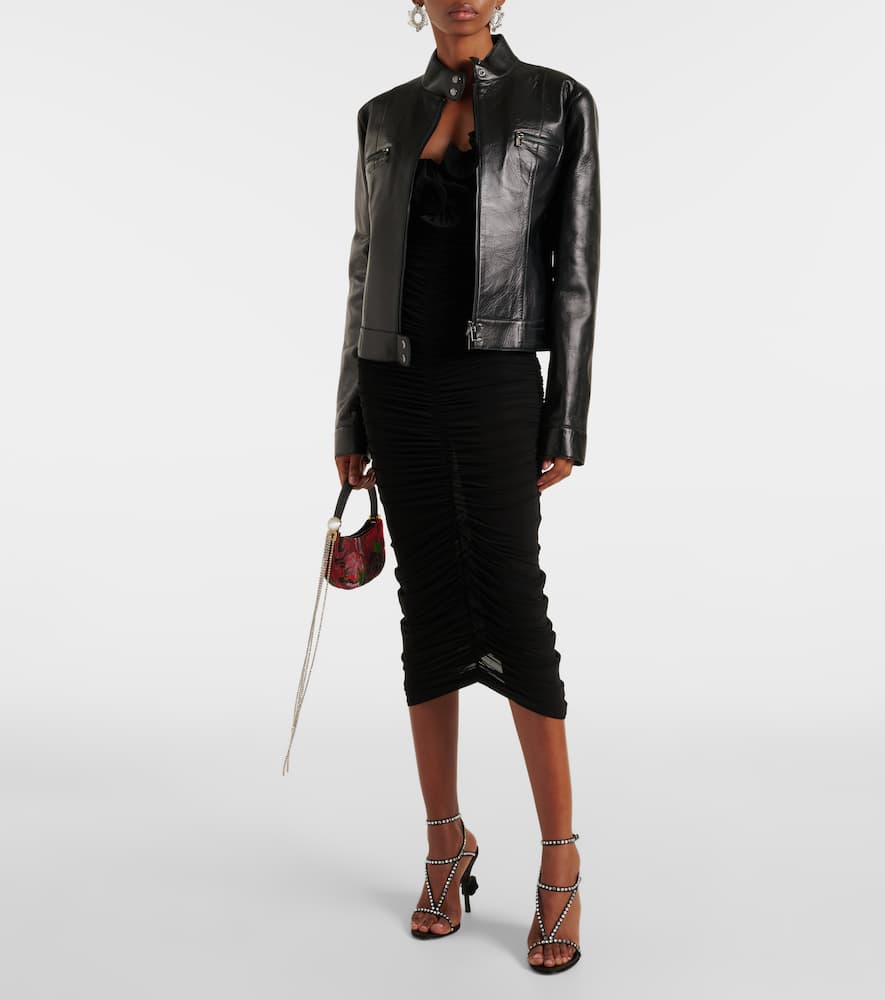 Magda Butrym Leather biker jacket