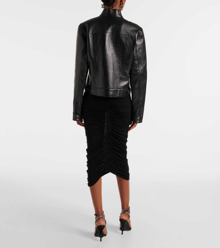 Magda Butrym Leather biker jacket