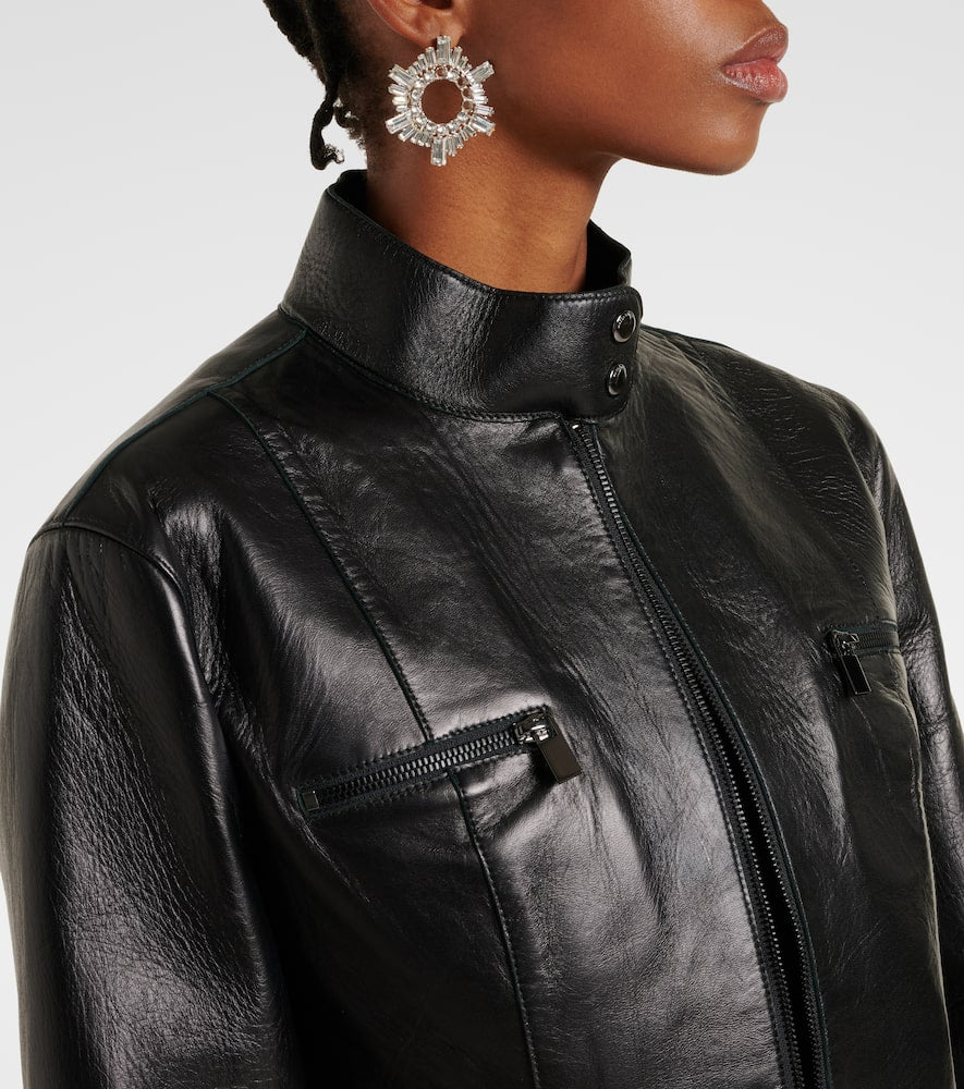Magda Butrym Leather biker jacket