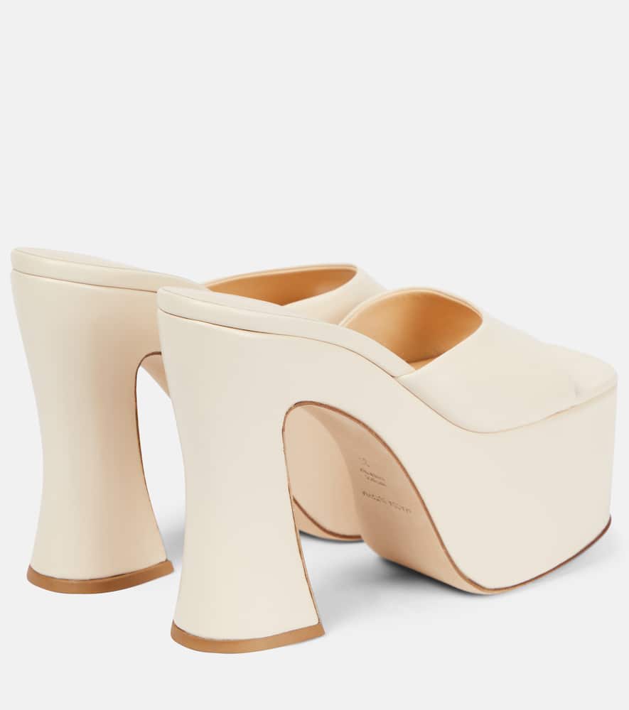 Magda Butrym Leather platform mules