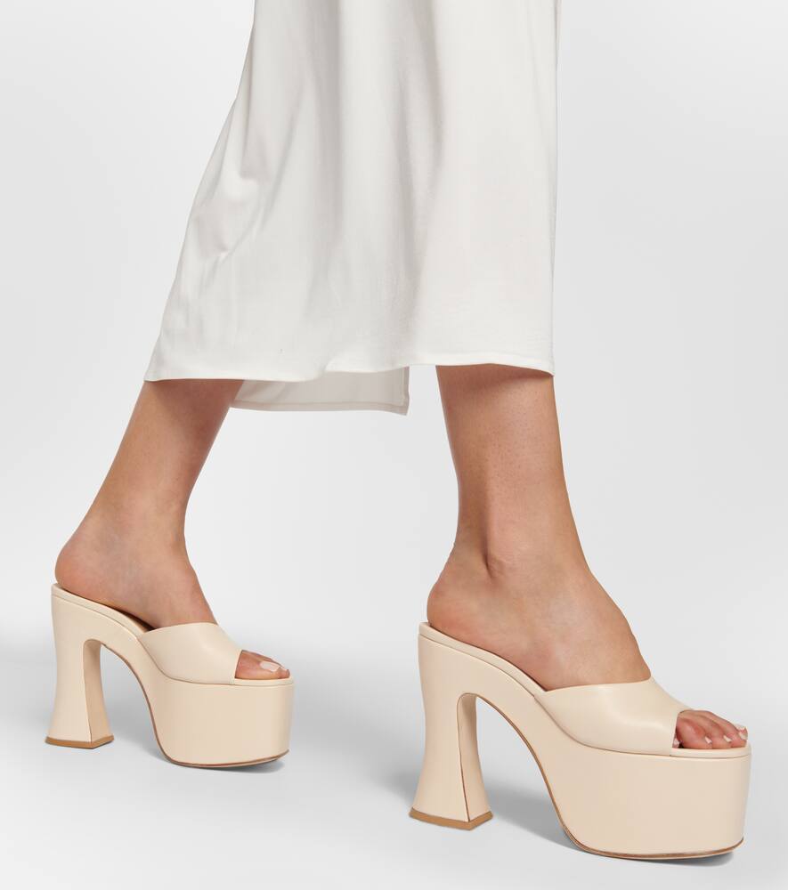 Magda Butrym Leather platform mules