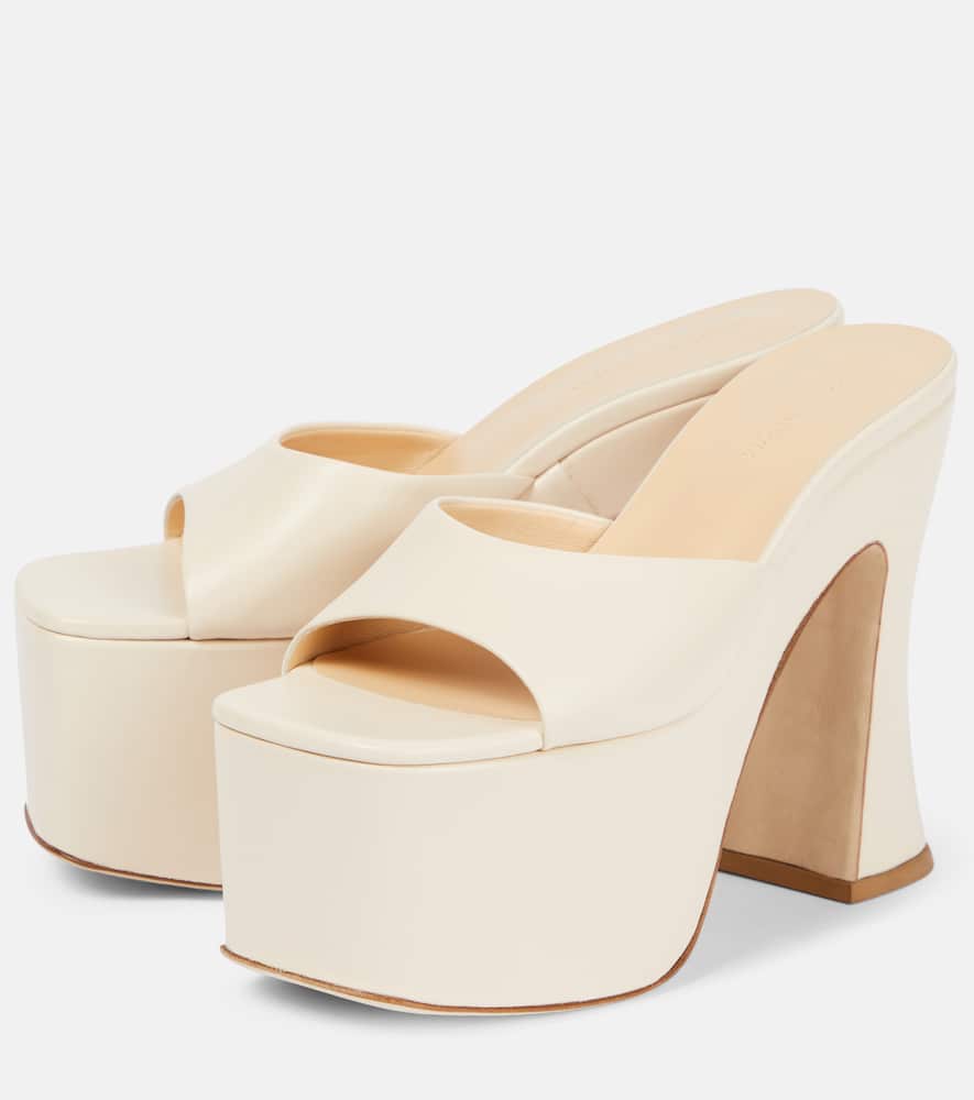 Magda Butrym Leather platform mules