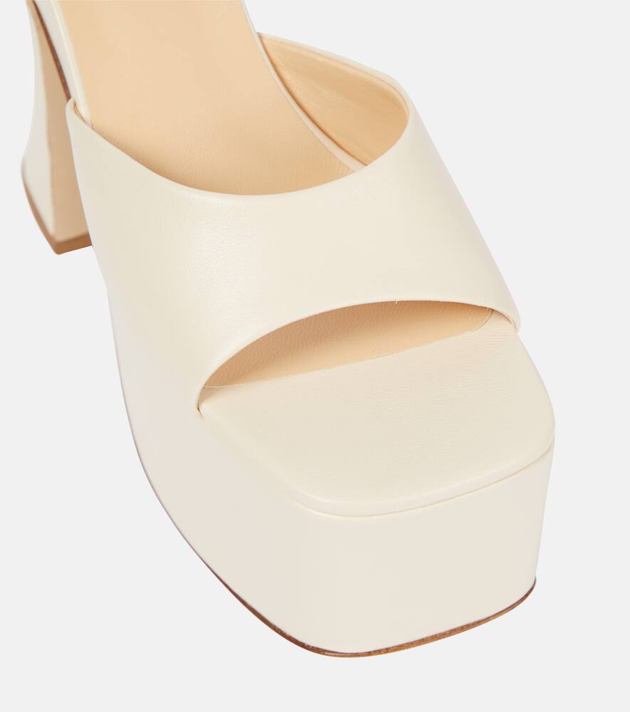 Magda Butrym Leather platform mules