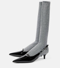Magda Butrym Leather-trimmed sock boots