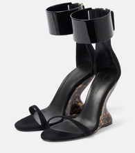 Magda Butrym Leather wedge sandals