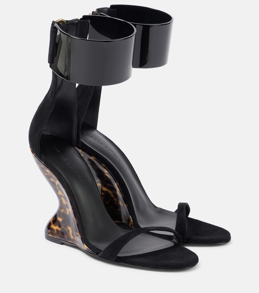 Magda Butrym Leather wedge sandals