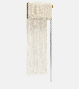 Magda Butrym Leila fringe-trimmed crochet clutch