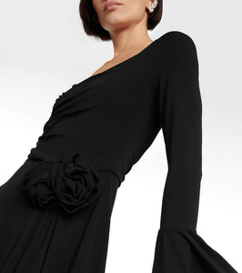 Magda Butrym Off-shoulder bell-sleeve minidress