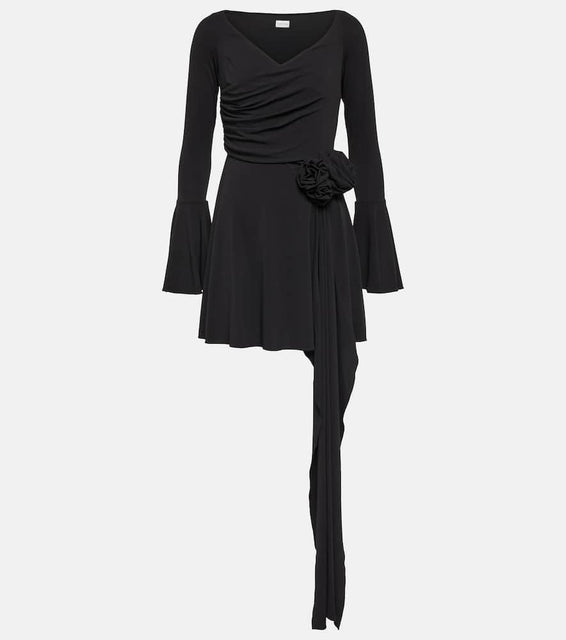 Magda Butrym Off-shoulder bell-sleeve minidress