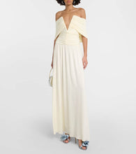 Magda Butrym Off-shoulder gathered maxi dress