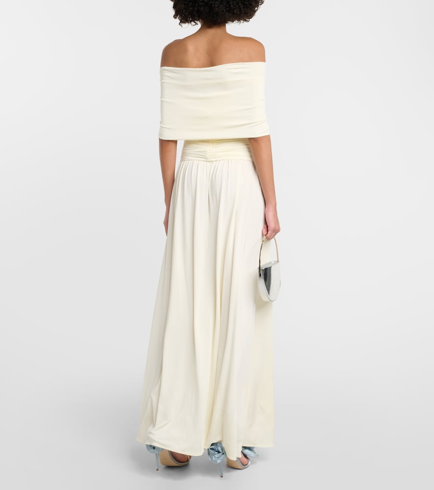 Magda Butrym Off-shoulder gathered maxi dress