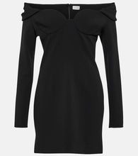 Magda Butrym Off-shoulder wool-blend minidress