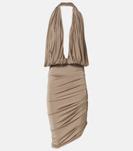 Magda Butrym Open-back jersey midi dress. Magda Butrym 露背针织中长连衣裙