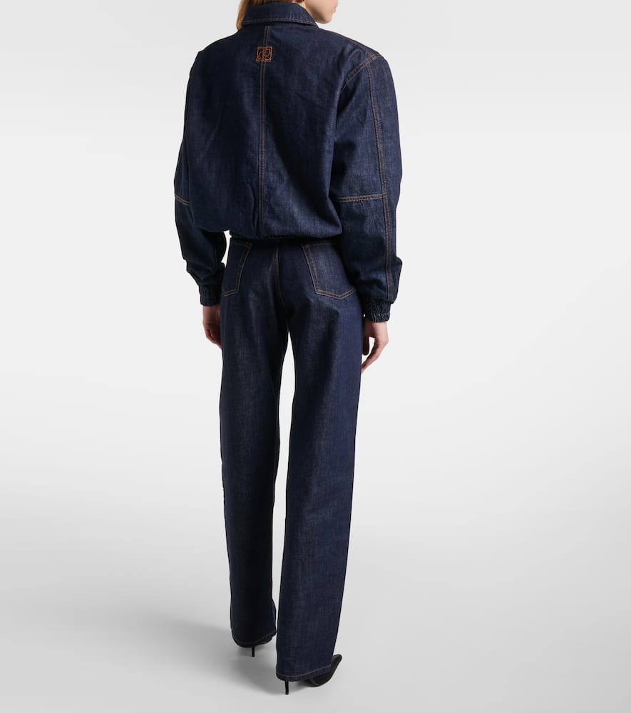 Magda Butrym Oversized denim bomber jacket