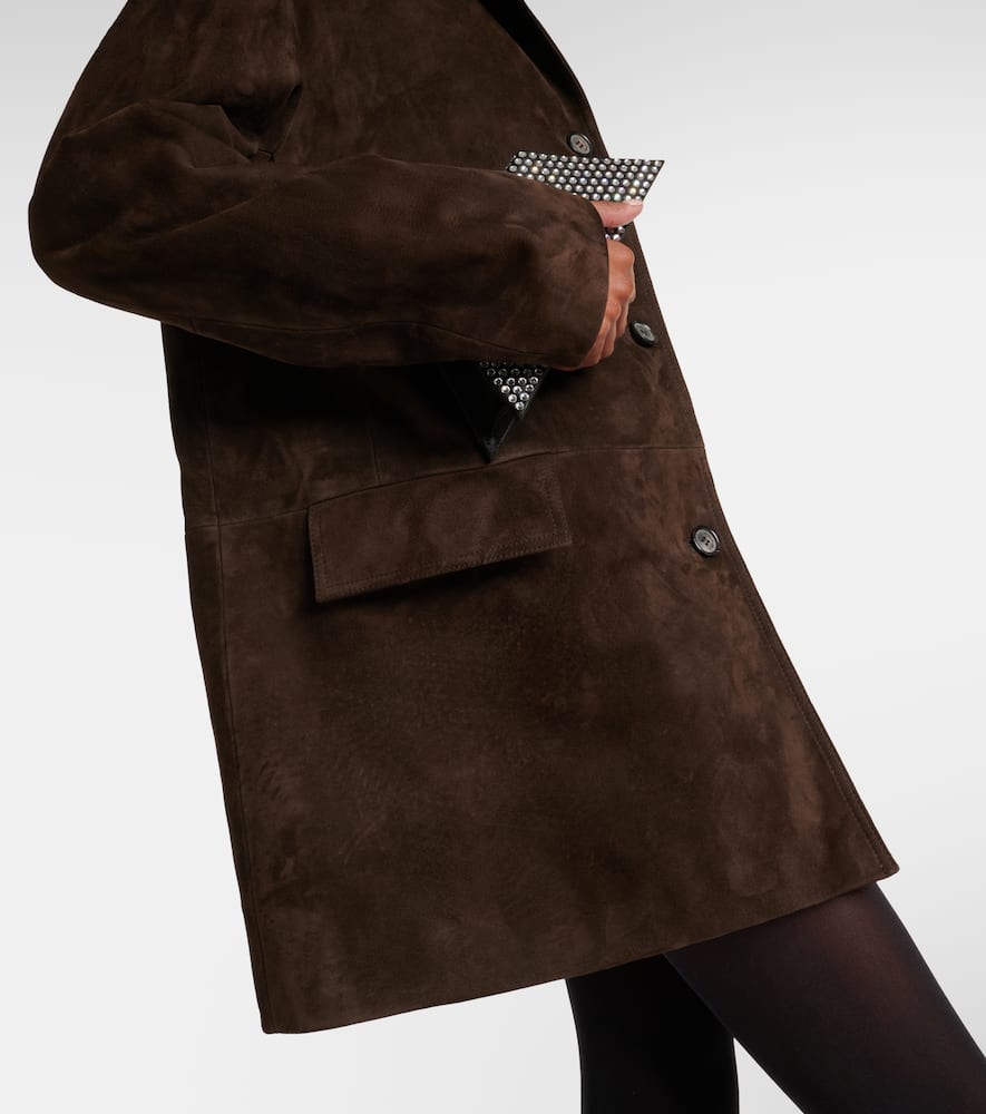 Magda Butrym Oversized suede jacket