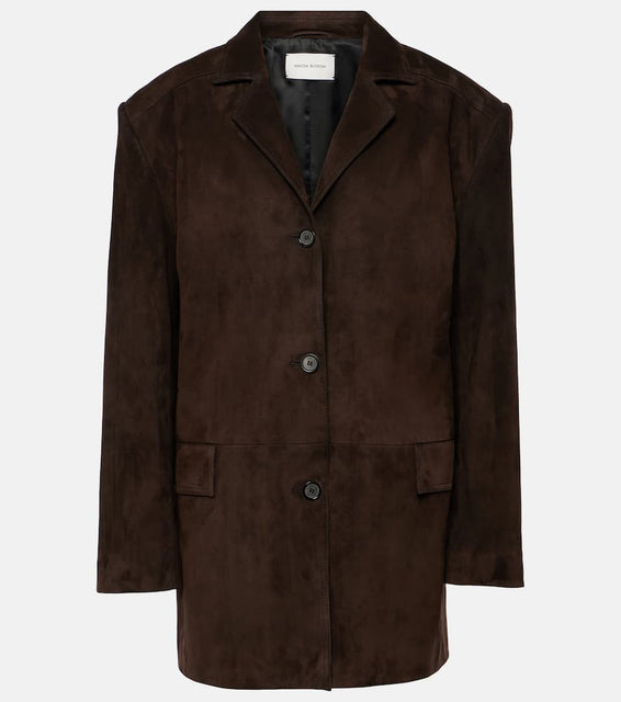 Magda Butrym Oversized suede jacket