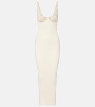 Magda Butrym Ribbed-knit cotton midi dress. Magda Butrym 罗纹针织棉质中长连衣裙