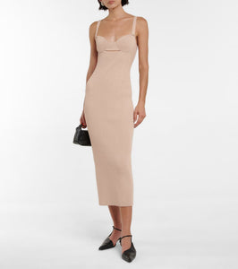 Magda Butrym Ribbed midi dress