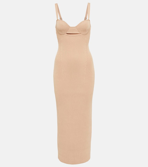 Magda Butrym Ribbed midi dress