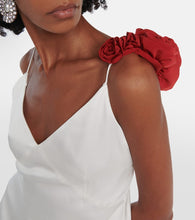 Magda Butrym Rosette embellished slip gown