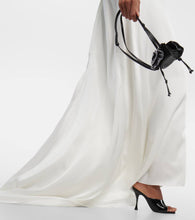 Magda Butrym Rosette embellished slip gown