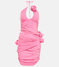 Magda Butrym Rosette jersey minidress. Magda Butrym Rosette 针织迷你裙