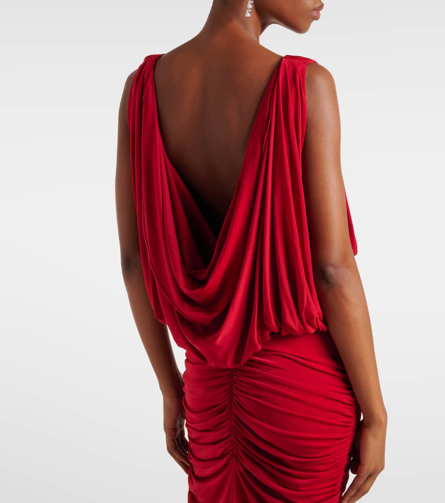Magda Butrym Ruched draped midi dress