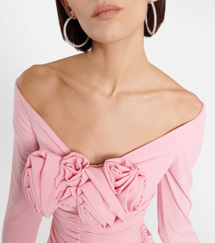 Magda Butrym Ruched jersey minidress