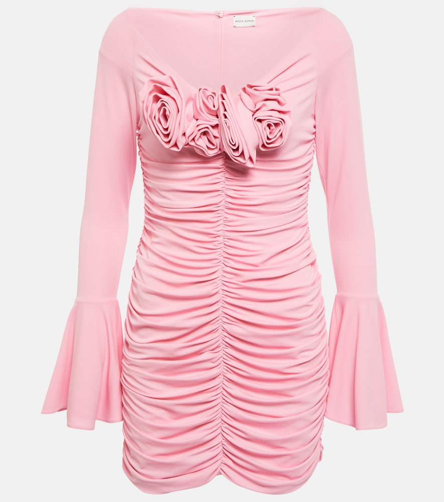 Magda Butrym Ruched jersey minidress. Magda Butrym 褶饰平纹针织迷你连衣裙