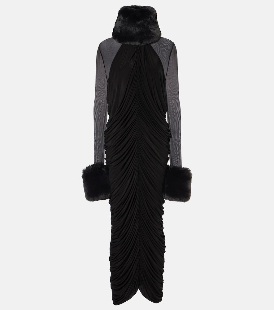 Magda Butrym Ruched maxi dress. Magda Butrym 褶皱长裙