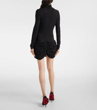 Magda Butrym Ruched silk-blend minidress