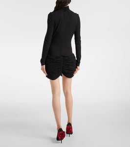 Magda Butrym Ruched silk-blend minidress