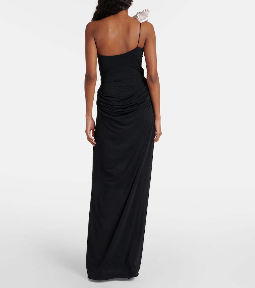 Magda Butrym Ruffled cutout one-shoulder gown