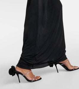 Magda Butrym Ruffled cutout one-shoulder gown